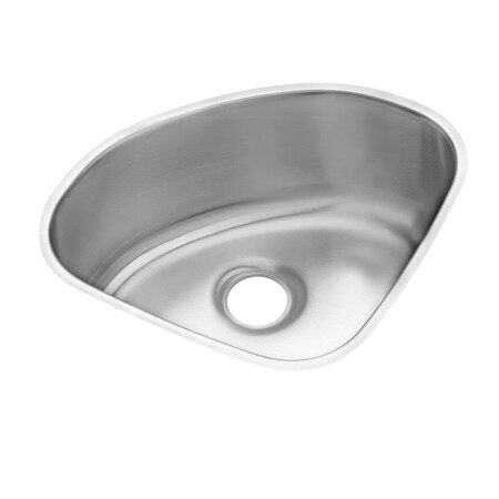 Elkay Lustertone Stainless Steel 14 X 14 X 6-3/8 Single Bowl Undermount Sink ELUH1111